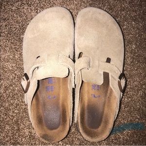 Birkenstock Suede Clog with Soft insole